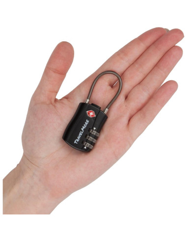 Candados de Combinación TravelMore TSA 10 Piezas Negro