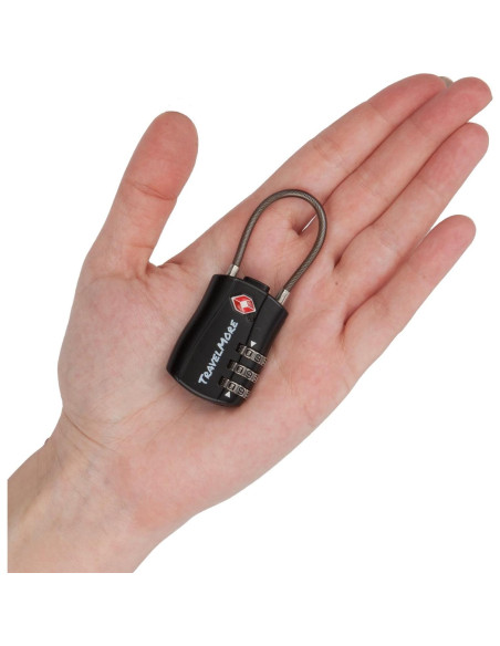 Candados de Combinación TravelMore TSA 10 Piezas Negro