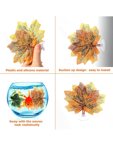 Cama de Hamaca para Peces Betta Patelai - 9 Estilos con Ventosa