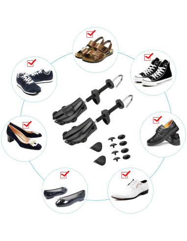 Estirador de Zapatos Profesional MISERWE con Bolsa de Transporte