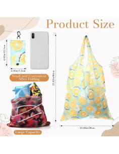 46 Bolsas de Compras Reutilizables Plegables Paterr - Impermeables 2