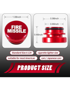 Cubierta Protectora de Encendedor de Cigarrillos Flygun 2 PCS 2