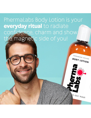 Loción Corporal con Feromonas PhermaLabs 177 ml - Fragancia Todo el Día
