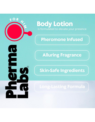 Loción Corporal con Feromonas PhermaLabs 177 ml - Fragancia Todo el Día