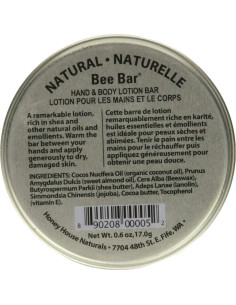 Loción en Barra Sólida Honey House Naturals 17g Natural 2