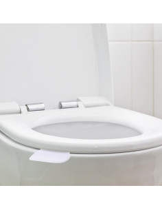 Elevador de Tapa de Inodoro Autoadhesivo DOITOOL 4 Piezas Blanco 2
