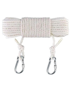 Línea de Ropa Portátil K Y KANGYUN 15m Algodón Blanco