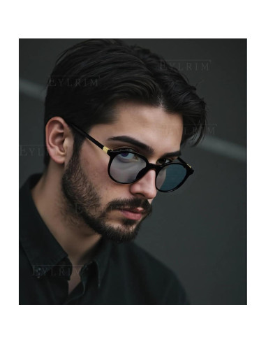 Gafas Redondas EYLRIM con Protección Luz Azul - Modelo EYL9916
