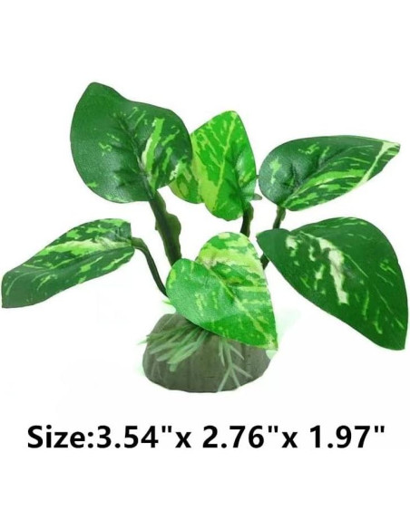 Plantas de Seda para Acuario EDGCTYU - 4PCS Hierbas Verdes