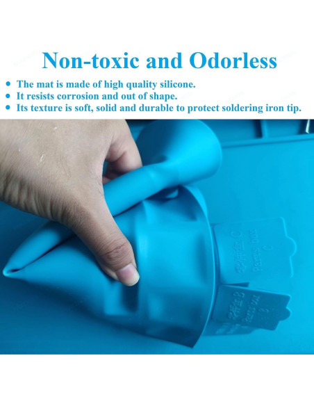 Alfombrilla de Trabajo de Silicona WWZMDiB S-130 30x20cm