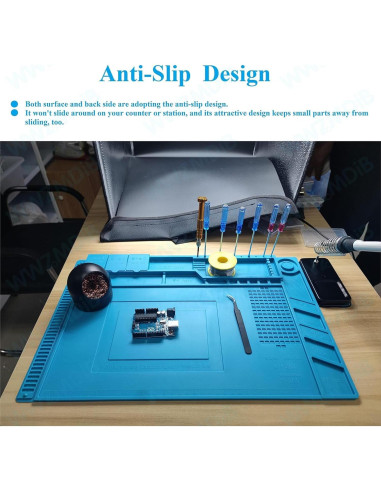 Alfombrilla de Trabajo de Silicona WWZMDiB S-130 30x20cm