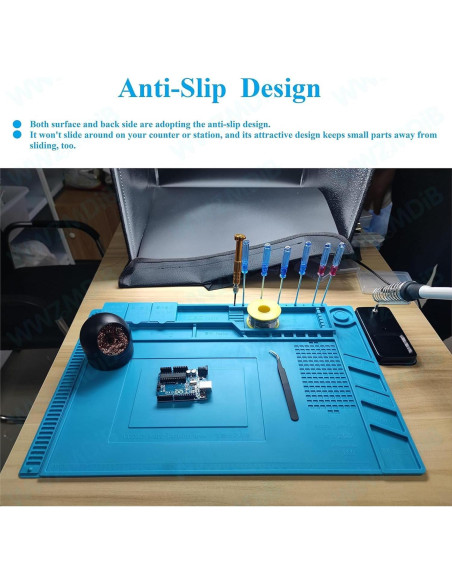 Alfombrilla de Trabajo de Silicona WWZMDiB S-130 30x20cm