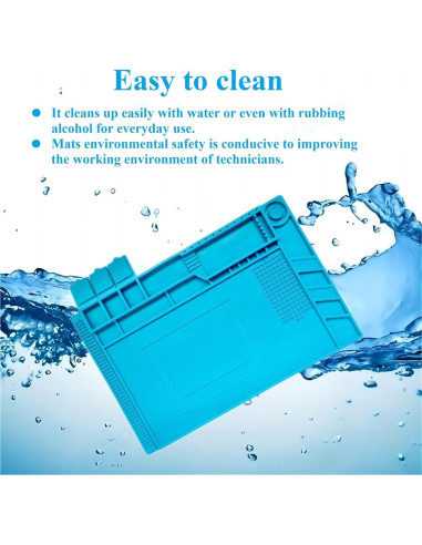 Alfombrilla de Trabajo de Silicona WWZMDiB S-130 30x20cm