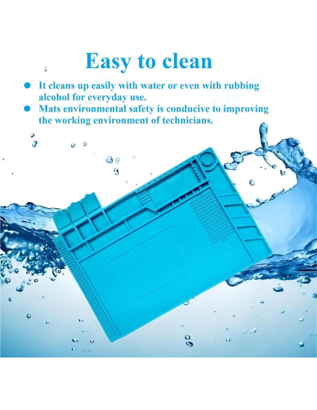 Alfombrilla de Trabajo de Silicona WWZMDiB S-130 30x20cm