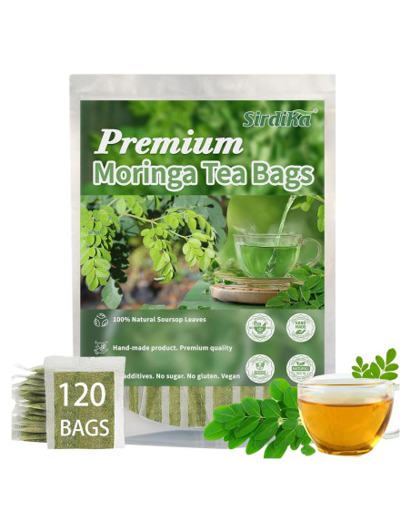 Té de Moringa Premium XICOFISS 120 Bolsitas 100% Natural