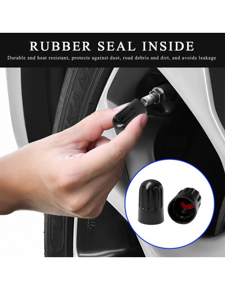 15 Tapones de Válvula de Neumático Gasedin - Ajuste Universal