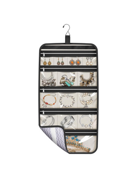 Organizador de Joyería Colgante MISSLO Plegable 14 Compartimentos