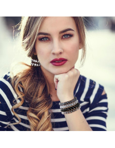 5 Lazos de Plástico Espiral Sin Daño Wingoden - Negro 2