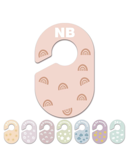 Divisores de Armario para Bebés Hepertise - 8 Piezas Organizador