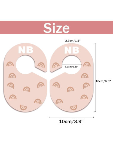 Divisores de Armario para Bebés Hepertise - 8 Piezas Organizador