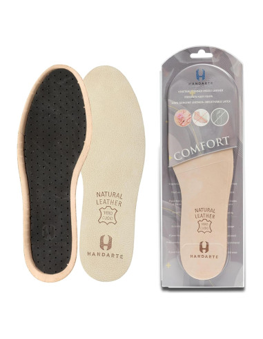 Plantillas de Cuero Handarte para Mujeres - Piel de Cabra Natural EU35