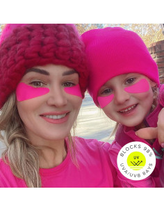 Parche Solar Reutilizable Do Good Be Good Rosa UV 50 - 4 Pares 2