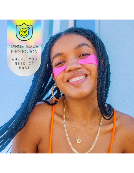 Parche Solar Reutilizable Do Good Be Good Rosa UV 50 - 4 Pares