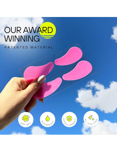 Parche Solar Reutilizable Do Good Be Good Rosa UV 50 - 4 Pares