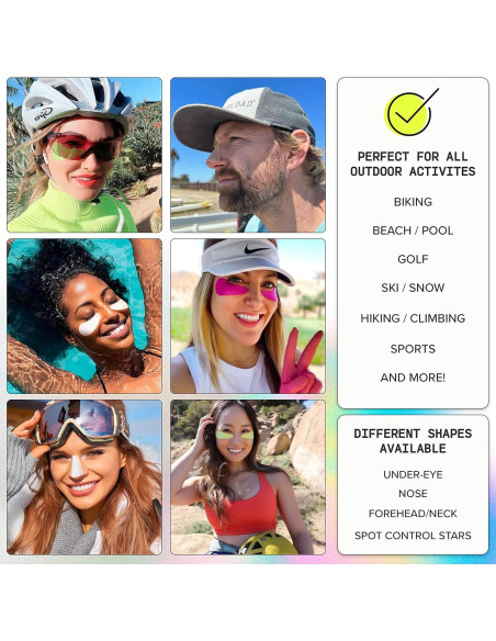 Parche Solar Reutilizable Do Good Be Good Rosa UV 50 - 4 Pares