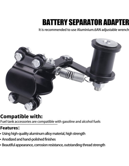 Guía de tensores de cadena motocicleta CNCMOTOK universal 3 ruedas