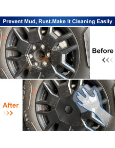 4 Tapas de Centro de Rueda YICERCARE para Tesla Cybertruck 2024 2