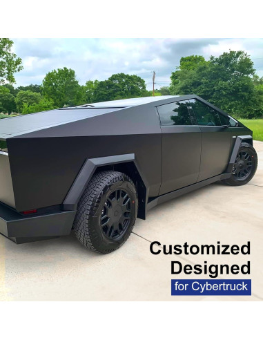 4 Tapas de Centro de Rueda YICERCARE para Tesla Cybertruck 2024