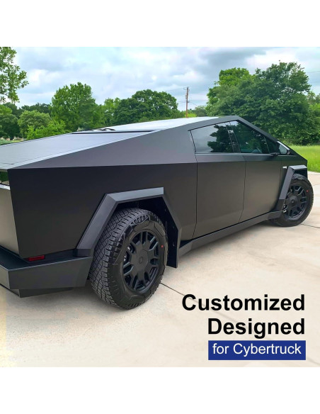 4 Tapas de Centro de Rueda YICERCARE para Tesla Cybertruck 2024