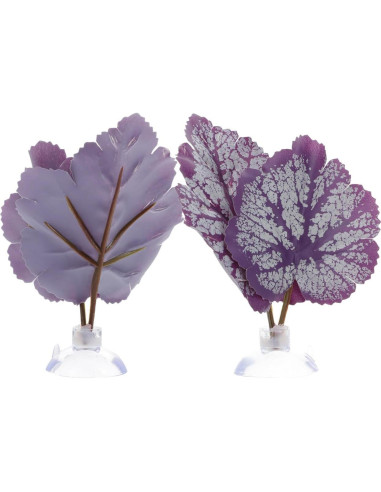 Hamaca para Betta Balacoo 2 Pcs Hoja Acuática con Ventosa