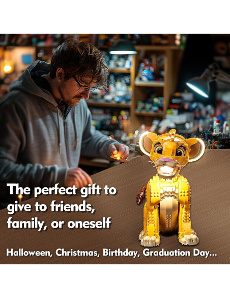 Kit de Iluminación LED Brickshining para Lego Simba 43247