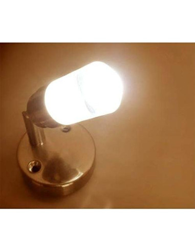 Luz de lectura LED Dream Lighting 12V Níquel 100 Lúmenes