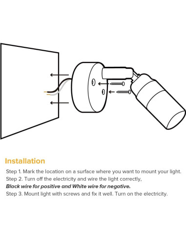 Luz de lectura LED Dream Lighting 12V Níquel 100 Lúmenes