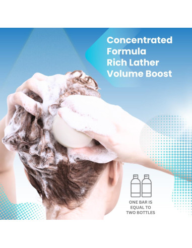 Barras de Champú Sólido Spiraleaf x2 - Sin Fragancia, 181g