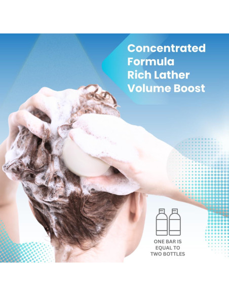 Barras de Champú Sólido Spiraleaf x2 - Sin Fragancia, 181g