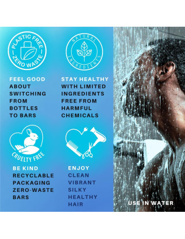 Barras de Champú Sólido Spiraleaf x2 - Sin Fragancia, 181g