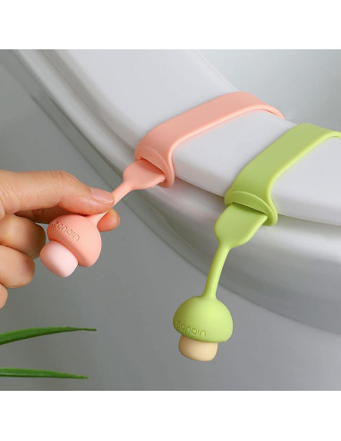 Elevadores de Tapa de Inodoro Silicona SZLYTYUN 24cm 4 Colores