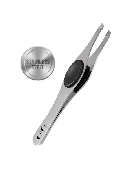 Pinzas de Cejas de Precisión Closet de Coco - Acero Inoxidable