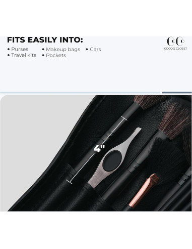 Pinzas de Cejas de Precisión Closet de Coco - Acero Inoxidable