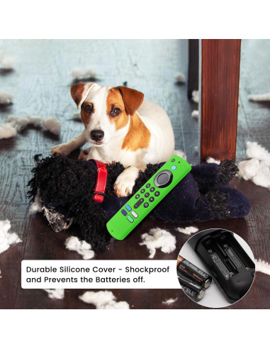 3 Fundas Brillantes Silicona para Control Remoto Lenovo FireTV