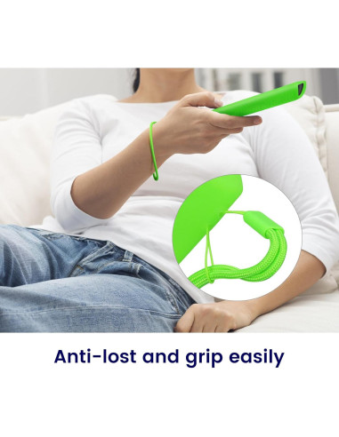 3 Fundas Brillantes Silicona para Control Remoto Lenovo FireTV