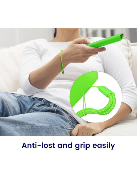 3 Fundas Brillantes Silicona para Control Remoto Lenovo FireTV