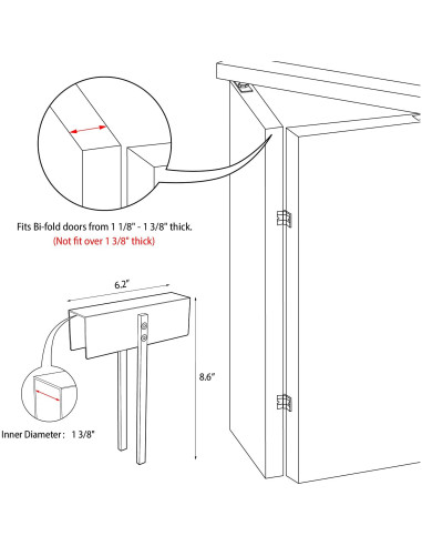 Cerradura de Seguridad Bifold BILLROAD para Niños y Mascotas