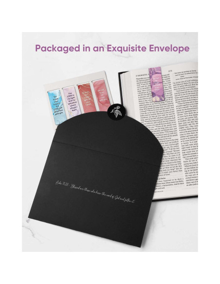 8 Marcadores Magnéticos Morjor - Versículos Bíblicos Ánimo y Fuerza 2