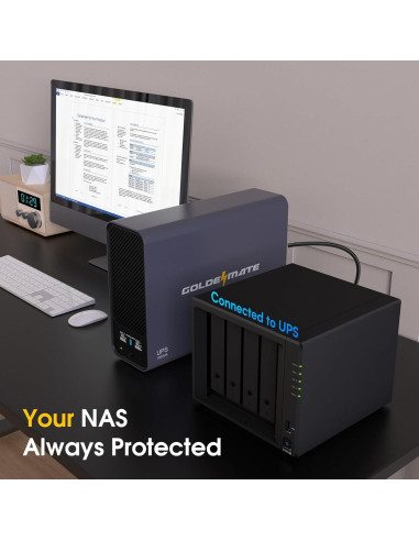 UPS de Batería LiFePO4 1000VA/800W GOLDENMATE Pro 2025