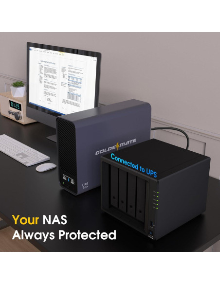 UPS de Batería LiFePO4 1000VA/800W GOLDENMATE Pro 2025